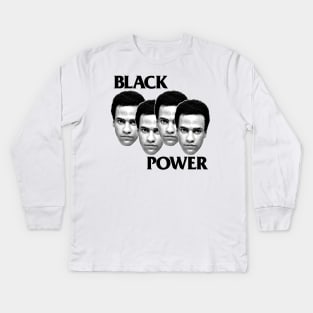 Black Power  / Meme Parody Design Kids Long Sleeve T-Shirt